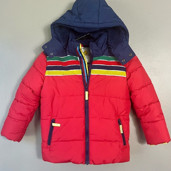 Boden Jackets & Coats Boden 67 Boys Kids Ski Lined Jacket Retro Red